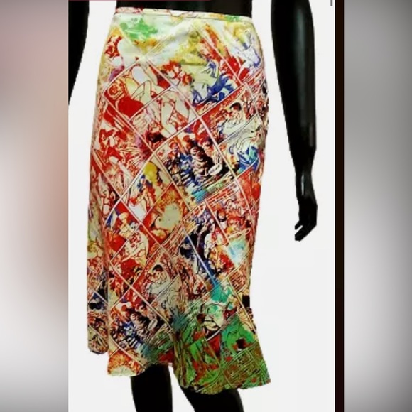 Jean Paul Gaultier Dresses & Skirts - Vintage Jean Paul gaultier 1995 comic book skirt erotic safe sex print